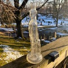 Vintage Figural French Sailor Glass Liquor Bottle   Decanter Abm Navy Artillery