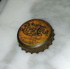 Vintage 1929 Drink Pepsi-cola Script Orange black Bottle Cap Richmond  Va Unused