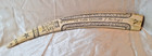 The Bark Cavalier Of New Bedford 19  Scrimshaw Tusk  Resin 
