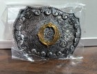 Initial Letter  o  Cowboy Rodeo Western Metal Belt Buckle Silver Gold Letter New