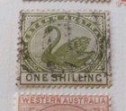 Western Australia Swan Stamps Collection 1s 9d 10d Overprints Used Mh Lot