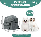 Dog Bike Basket  12 5  L X 11 4  W X 15 3  H Bike Basket Front Dog Carrier  Bike