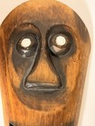 Wooden Mask Wall Decor Hand Carved Tribal Tiki Art Decor Vintage 13   