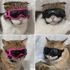 Dog Goggles Small Breed Xs Dog Sunglasses Chihuahua Glasses Anti-uv  Black Xs