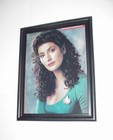 Star Trek Pin-up  43 Framed Marina Sirtis Counselor Troi X