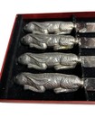Arthur Court   Bunny Rabbit Knife Set   Boxed Set Of Four