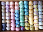 Vintage Tatting Crochet Thread Lot Of 72   Vintage Wooden Box Star Jp Coats