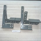 Square D Ld-4h Cover Duct Wireway Hanger 4  X 4  Lot Of 2 Sets  no Hardware 