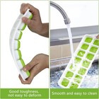 Ice Cube Tray  2 Pack Silicone Ice Tray  14 Ice Cube Molds With Lids  Stackable