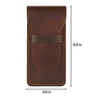 Leather Pen Case  Pen Protector For Fountain Pens  Pen Holder  Pencil Case  G   