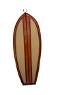 Stained Glass Surfboard Dorsal Fin Freestanding Or Hanging Suncatcher Orange 12 