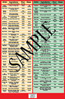 Cocktails Chart With Recipes