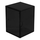 Ultra Pro Eclipse 100  Card 2-piece Deck Box Jet Black Slider Style Acrylic Case