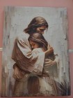 New Jesus Hugging Woman Canvas Wall Art 11 5x15 5in-canvas Jesus Embraces Woman