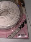 50  Ft Telephone Extension Cord White Phone Cable Wire Line Sonitech Brand New