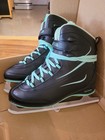 Lake Placid Everest Women s Figure Ice Skates Size 10 Black Mint Lp696w W  Box