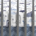 Bedtime Originals Roar Blue gray white Dinosaur Baby Fitted Crib Sheet