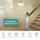 Pir Motion Sensor Led Light Bulb E27 12w-18w Ac85-265v For Home Stair Pathway