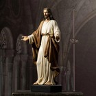 Jesus Statue 12  Hand-painted Resin Open Arms Christian Religious Home Decor