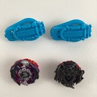 Beyblade Burst Dark Z Achilles Slingshock Gargoyle Spinning Top Toy Launcher 