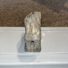 Vintage Inuit Soapstone Carving Of Eskimo Hugging Bear - 4    Tall