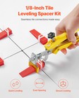 Uimoso Tile Leveling System 1 8   3 Mm  700pcs Tile Spacers 200 Reusable Wedges