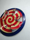 Vintage Cracker Jack Blow Spin Top Lithograph Metal- Dowst - Chicago 1940s -   