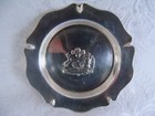Vintage Republic Of Chile  900 Silver Souvenir Coat Of Arms Trinket Dish Plate