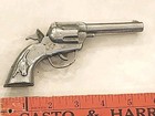 Vtg Hubley  tex  Toy Cap Gun Revolver Pistol Single Shot Usa W  Leather Holster