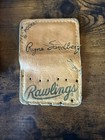 Ryne Sandberg Rawlings Hand Stitched Upcycled Baseball Glove Wallet card Holder