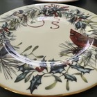 Lenox China Christmas Holiday Winter Greetings - Salad Plates - Set Of Four
