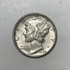 1942-s 10c Mercury Dime Higher Grade 90  Silver