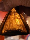 Nice Honey Amber Crude Open Pontil W Rolled Lip Small Umbrella Ink Civil War Era