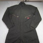 Dickies Coveralls Mens 46 Tall Black Jumpsuit Work Ls Grunge Boiler Mechanic