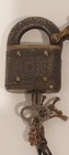  Antique Lock Yale   Towne Y   T Brass Padlock With Key 