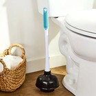 Great Value Deluxe Toilet Plunger 16 In Ergonomic Handle Heavy Duty Black