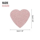 250pcs Heart Confetti Glitter Confetti Table Confetti Decor For Party Wedding   