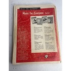 Music For Everyone No  32 Remick Music Corp - Fair Condition