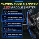 Carbon Fiber Steering Wheel Magnetic Led Paddle Shifters For Bmw M1 M2 M3 I8 F30