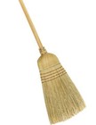 Weiler 44008 Corn Fiber Heavy-duty Wire Banded Warehouse Broom With Wood Hand   