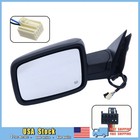 For Ram 1500 2013-2019 Left Driver Black Mirror Assembly W  Heated Turn Signal