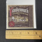 Frankenmuth Old German-style Dark Beer Label Unused Ephemera