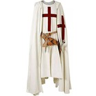 Medieval Templar Knight Crusader Tunic Surcoat   Cloak Reenactment Sca Larp