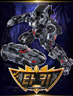 Metal Cardbot W Tachy Dark Edition Transformer Robot Cheetah Korean Toy 2026