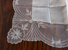 Vintage Linen   Lace Handkerchief Wedding Handkerchief Desco Austria