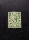 King George V Gb 1 2d Deep Bright Green Sg 352 N14  7  Mnh Well Centered Vf