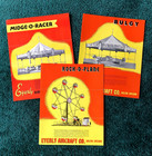 Rare 1953 Eyerly Aircraft Carnival Ride Brochure Lot Rock O Plane Amusement
