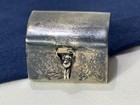 Vtg Sterling Silver Trinket Box Made In Mexico  925 Pill Case Hinged Lid 14 54 G