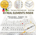 Large Periodic Table Of Elements With Real Elements Samples 8 3 Inch 