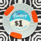 Stardust Hotel  1 Las Vegas  Nevada Gaming Poker Casino Chip V721